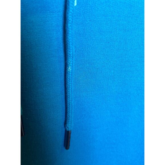 Champion Blue Women Hoodie Size Medium M Capri Blue Hoodie Athletic - Picture 2 of 7